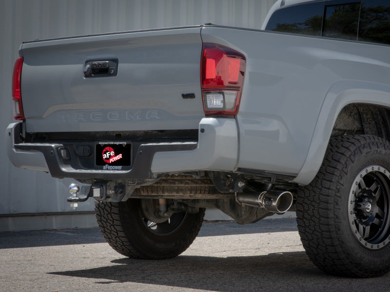 aFe Apollo GT 2.5-3in SS Cat-Back Exhaust w/ Black Tip | Toyota Tacoma (16-22) (49-46063-B)