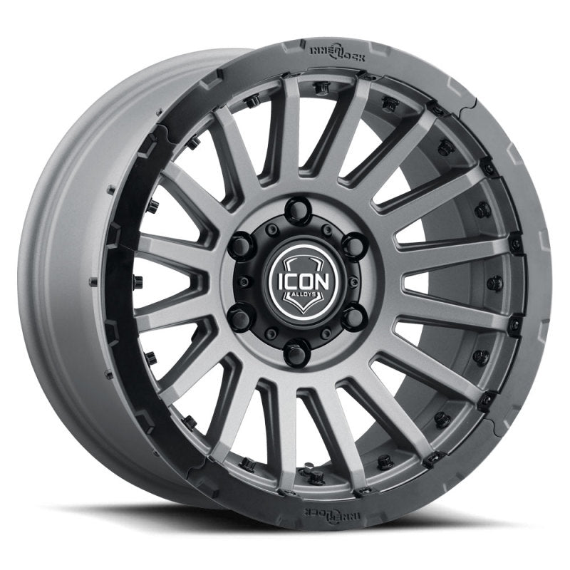 ICON Recon Pro 17x8.5 6x5.5 25mm Offset 5.75in BS Charcoal Wheel | Ford Ranger / Ford Bronco (19-26 / 21-26) (23617859057CH)