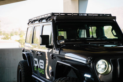 DV8 Offroad A-Pillar Dual Light Pod Mounts | Jeep Gladiator JT / Wrangler JL (20-25)