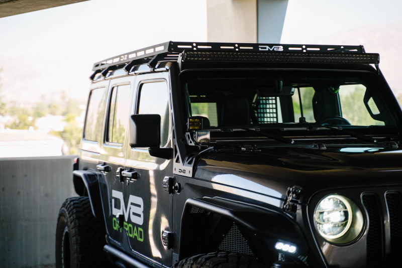 DV8 Offroad A-Pillar Dual Light Pod Mounts | Jeep Gladiator JT / Wrangler JL (20-25)