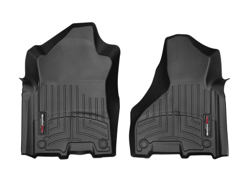 WeatherTech FloorLiner Front Floor Mats (Black): Ram 2500 & 3500 2019 - 2025 (w/Out PTO)