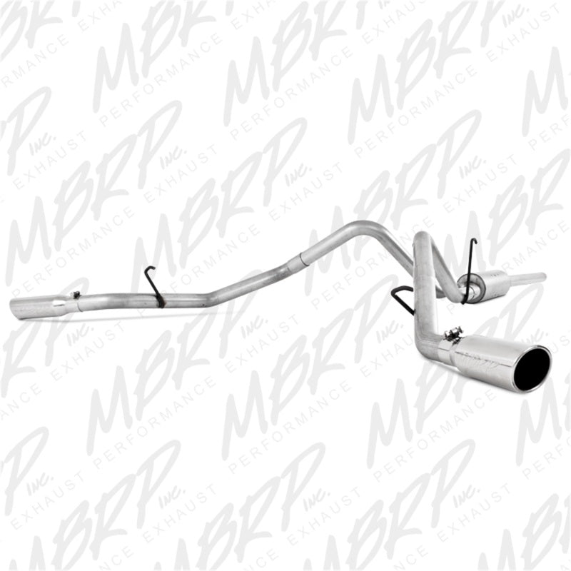 MBRP Cat-Back 3" Dual Split Side Exhaust: Dodge Ram 5.7L Hemi 2006 - 2008 (Single or Crew Cab / Shortbed)