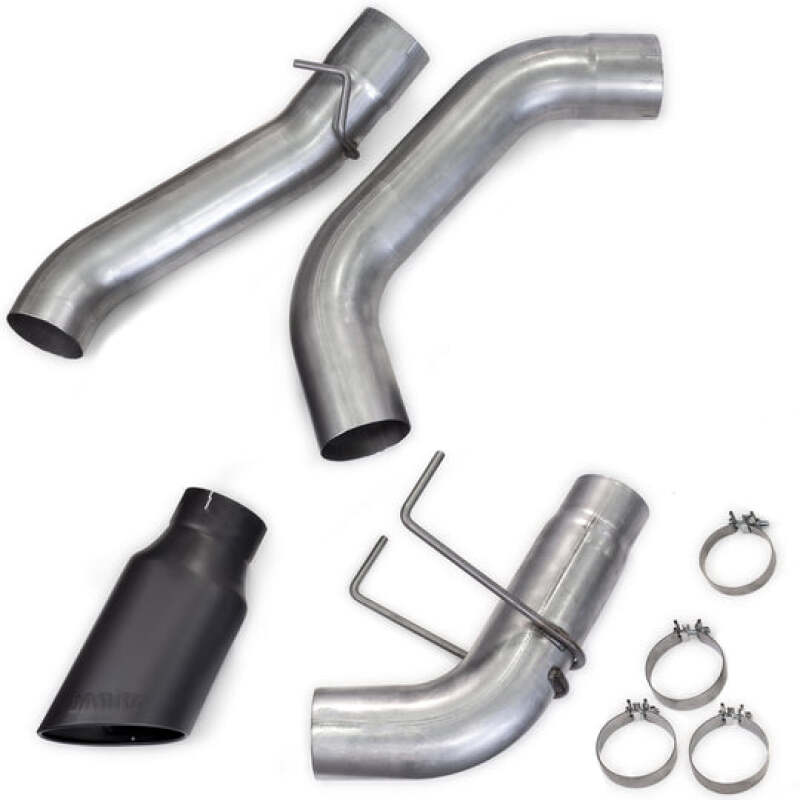 Banks Power Monster Exhaust System Black Tip (REAR): Fits RAM 2500/3500 2019-2026 6.7L Cummins Crew Cab Short Bed