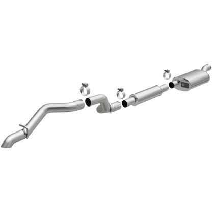 MagnaFlow Overland Cat-Back Perf Exhaust No-Tip Exit (REAR): Jeep Wrangler JL/JK 18-25 3.6L V6