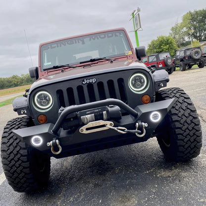 Oracle Lighting High Powered LED Headlights: Jeep Wrangler (07-17) / Wrangler JK (18)