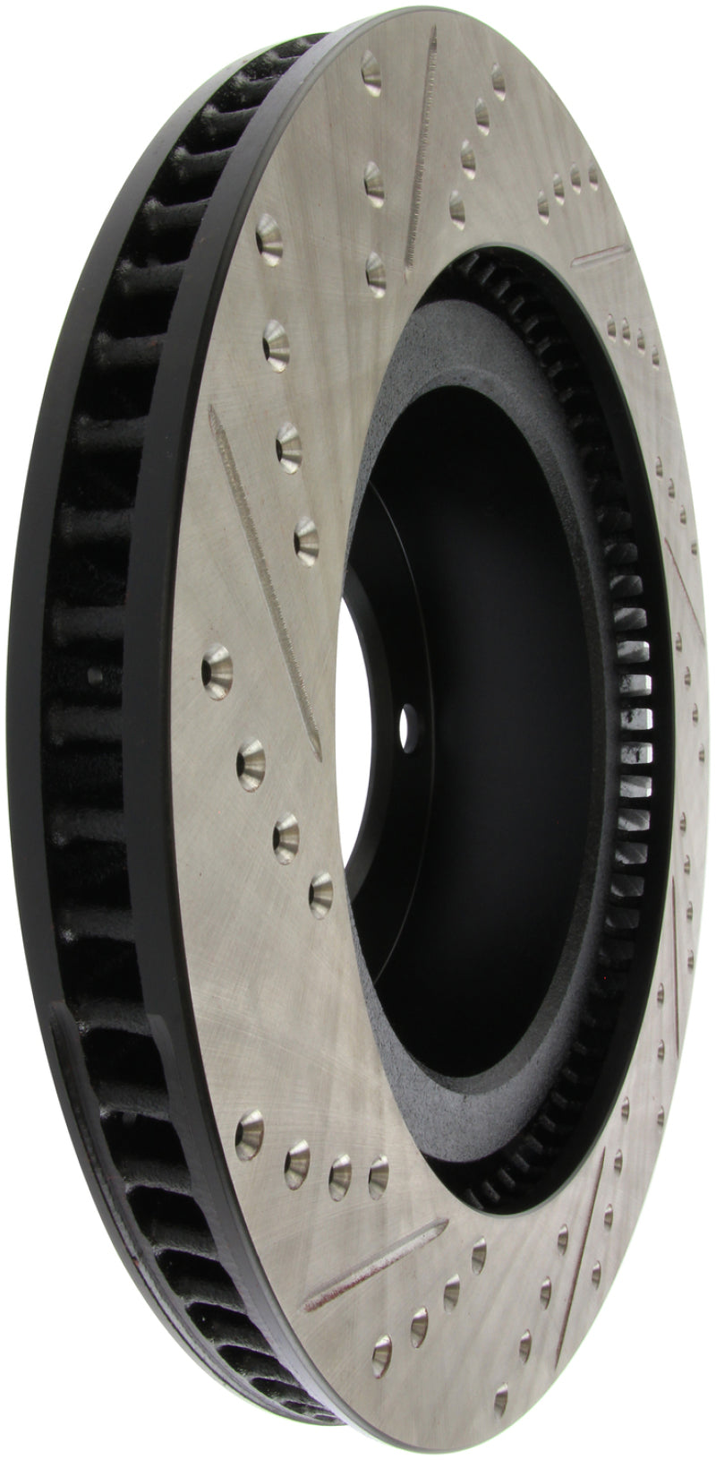 StopTech Front Left Slotted & Drilled Rotor | Toyota Tundra / Sequoia (14-21) (127.44156L)