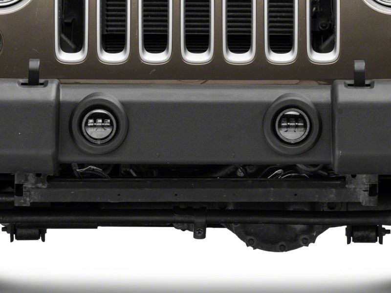 Raxiom Axial Series 4-In LED Fog Lights w/ RGB Halo: Fits Most Jeep Wrangler Models (2007-2018)