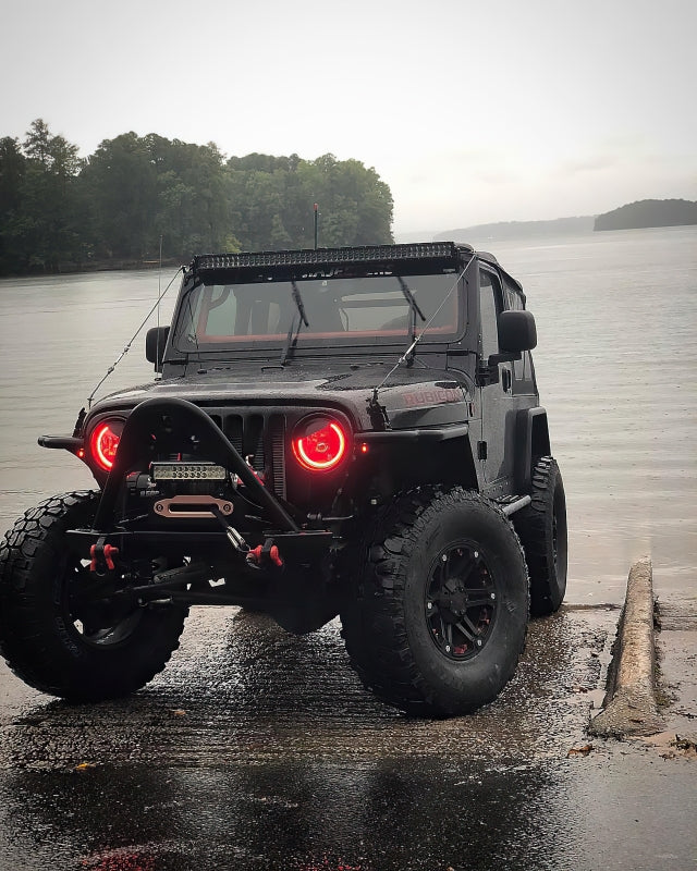 Oracle Lighting High Powered Black LED Headlights: Jeep Wrangler (07-17) / Wrangler JK (18)