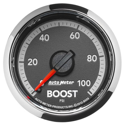 AutoMeter Gen4 Dodge Factory Match 52.4mm Mechanical Boost Gauge | Dodge / Jeep (09-18) (8509)