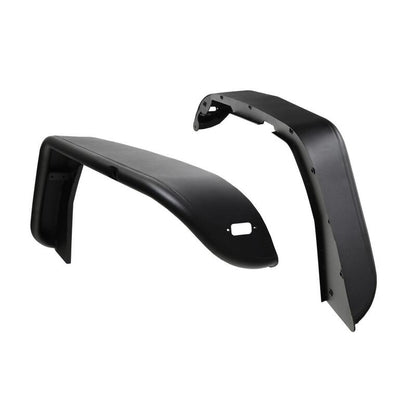 Westin Textured Black Tube Fenders (FRONT): Jeep Wrangler (18-24) / Gladiator (20-24)