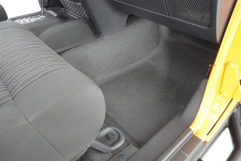 BedRug BedTred Floor Kit (FRONT): Jeep Wrangler JK (2007-2018) w/ Heat Shields