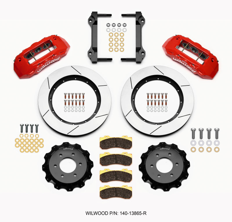 Wilwood TX6R Front Kit 15.50in Red | Ford F-150 (09-17) (140-13865-R)