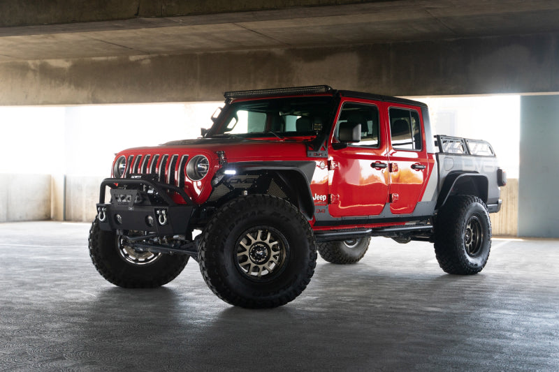 DV8 Offroad Slim Steel Fender Flares: Fits Most Jeep Wrangler / Gladiator Models (2018-2026)