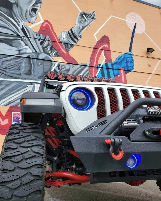 ORACLE Lighting Bi-LED Projector Headlights w/ BC1 Controller: Jeep Gladiator / Wrangler JL (18-24)