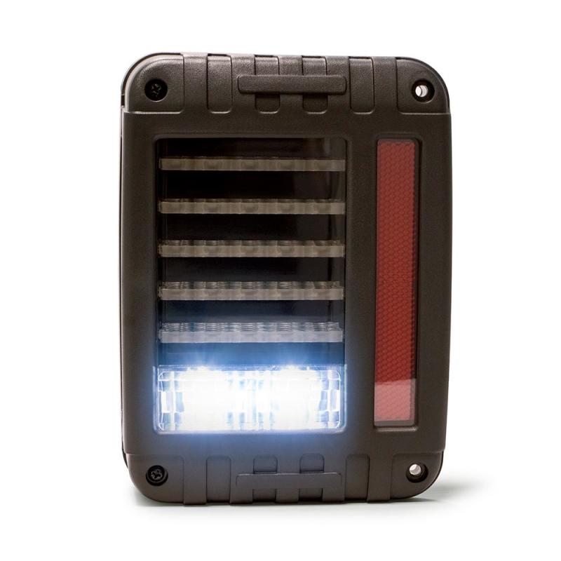DV8 Offroad Octagon LED Tail Light: Jeep Wrangler JK 2007-2018