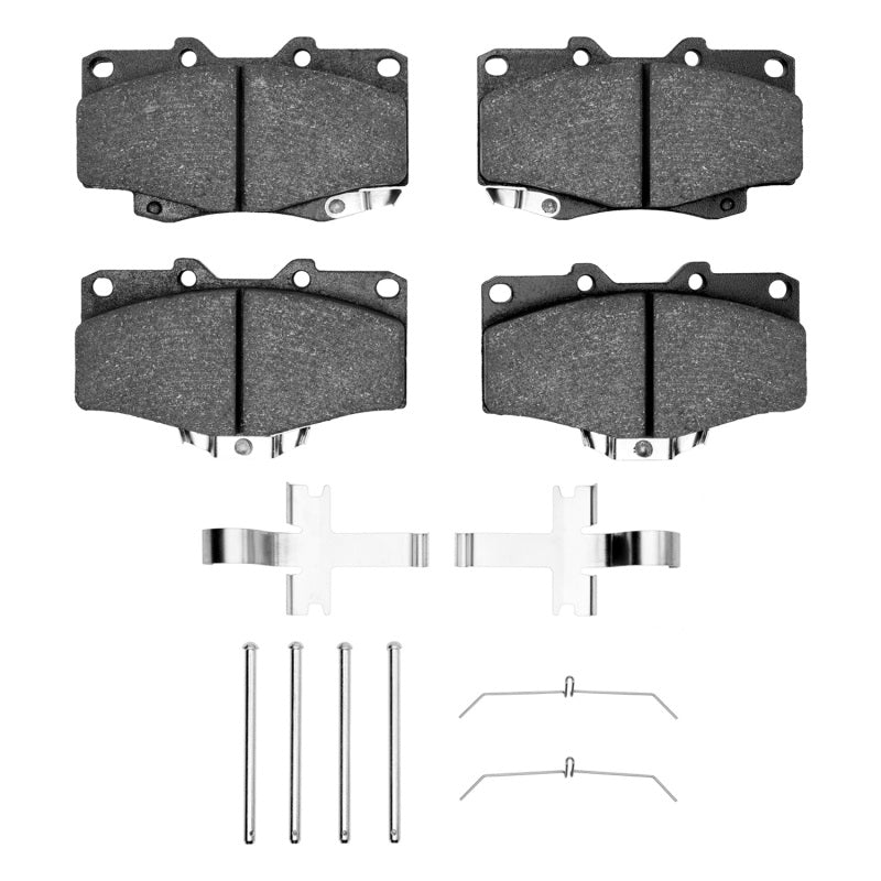 R1 Concepts Semi-Metallic Brake Pads & Hardware Kit | Toyota 4Runner (95-04)
