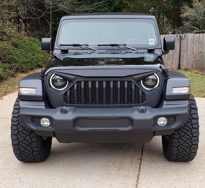 Oracle Lighting Bi-LED Projector Headlights Matte Black: Jeep Wrangler (18-24) / Gladiator (20-24)