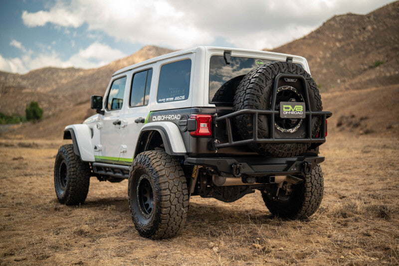 DV8 Offroad Body Mounted Tire Carrier | Jeep Wrangler JL (18-25) (TCJL-14)