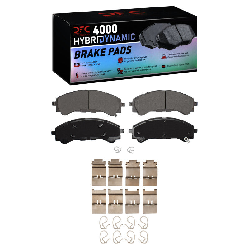 DFC HybriDynamic Brake Pads & Hardware Kit | Ford Ranger (19-26) / Ford Bronco (21-26) | 4000-2216-01