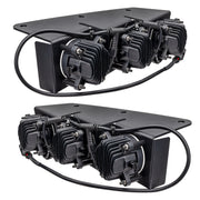 ORACLE Lighting 2021-2024 Ford Bronco Triple LED Fog Light Kit for Steel Bumper - White