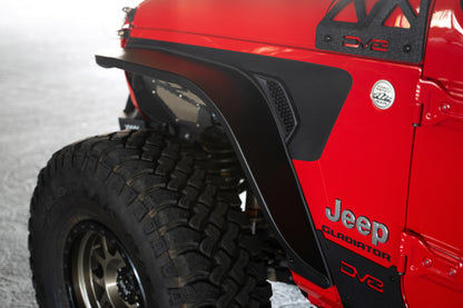 DV8 Offroad Slim Steel Fender Flares: Fits Most Jeep Wrangler / Gladiator Models (2018-2026)