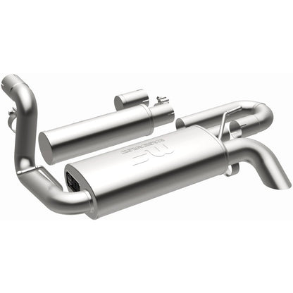 Magnaflow Overland Series Axle-Back Perf Exhaust System (REAR): Jeep Wrangler JL 18-25 2.0L / 3.6L