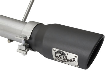aFe Rebel Series 2.5" Cat-Back Exhaust System Black Tips (REAR): Jeep Wrangler JK 2007-2018 3.8/3.6L