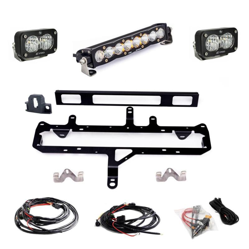 Baja Designs S8 Series 10in Grille Conversion Light Kit | Toyota Tacoma (24+)