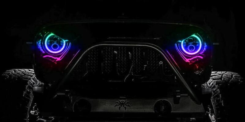 ORACLE Lighting High Powered LED Headlights (PAIR): Jeep Wrangler (18-24) / Gladiator (20-24)