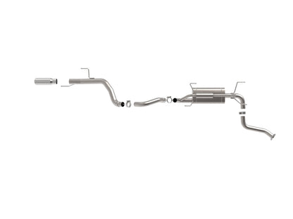 aFe 2.5-3in SS-304 Cat-Back Exhaust w/ Polished Tip | Toyota 4Runner 2025+ (49-36080-P)