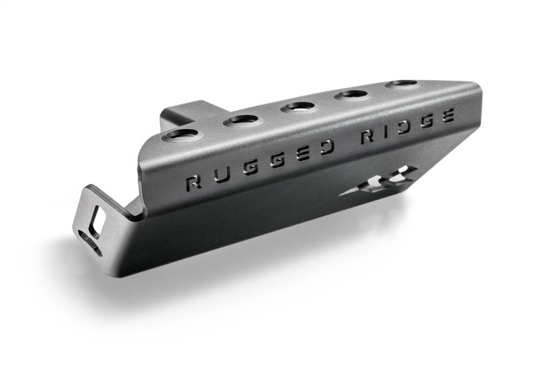 Rugged Ridge Hitch Skid Plate 2in Receiver: Jeep Wrangler / Gladiator (07-26) - Textured Black
