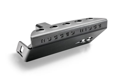 Rugged Ridge Hitch Skid Plate 2in Receiver: Jeep Wrangler / Gladiator (07-26) - Textured Black