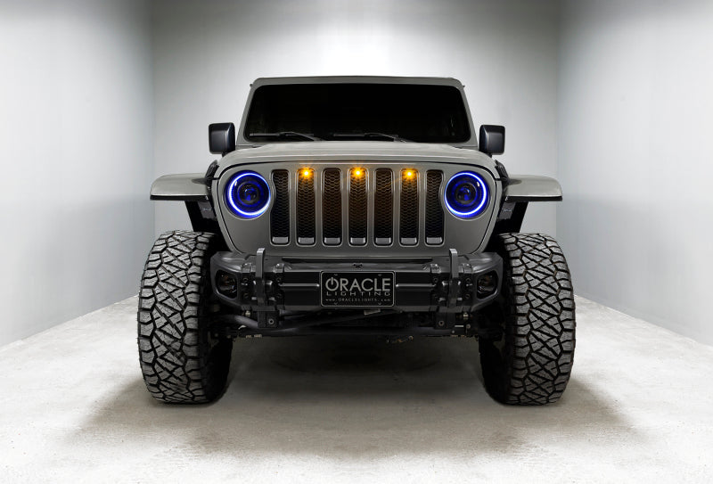 ORACLE Lighting Bi-LED Projector Headlights w/ BC1 Controller: Jeep Gladiator / Wrangler JL (18-24)
