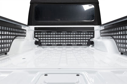 Putco Molle Front Bulkhead Panel Truck Bed Organizer: Jeep Gladiator 5ft Bed (18-26)