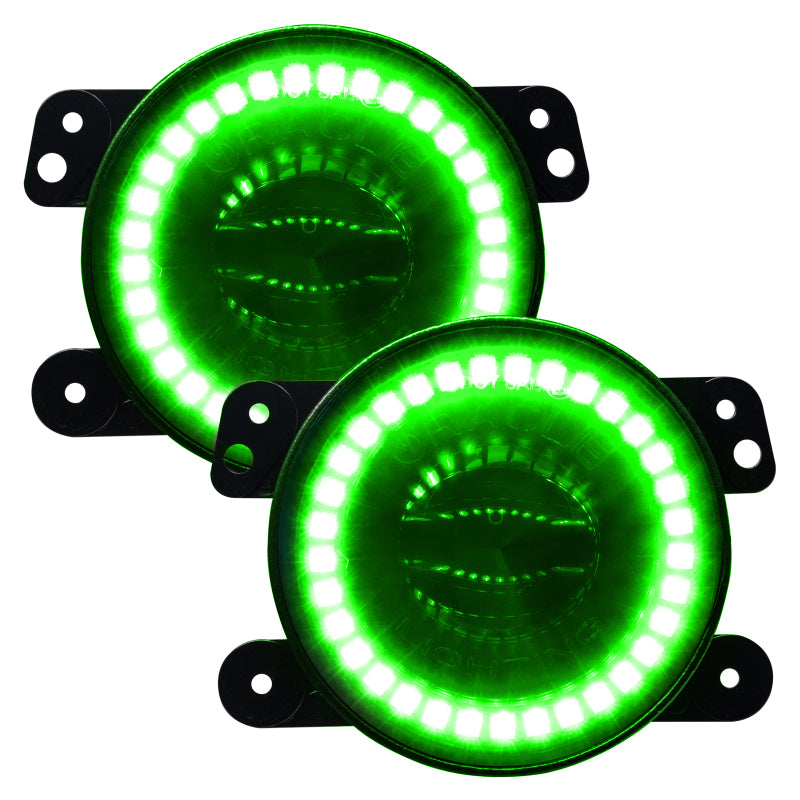 ORACLE Lighting Hi-Perf LED Fog Lights: Fits Jeep Wrangler / Gladiator (07-26) w/o Controller