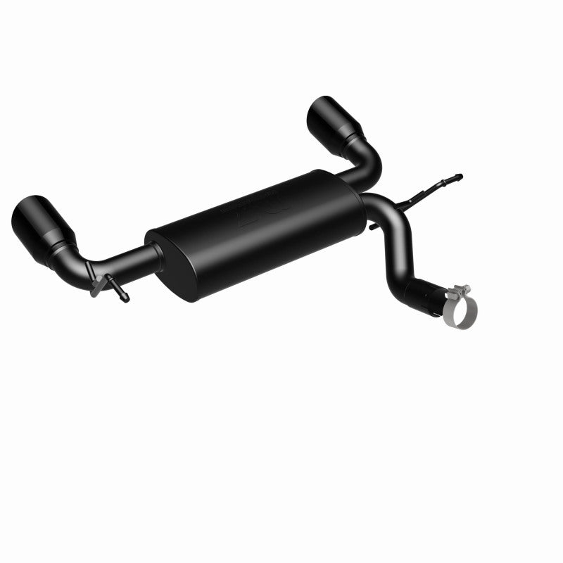 Magnaflow Street Series Axle-Back Perf Exhaust Dual Split Exit Black Tips (REAR): Jeep Wrangler JK 2007-2018 3.6L/3.8L