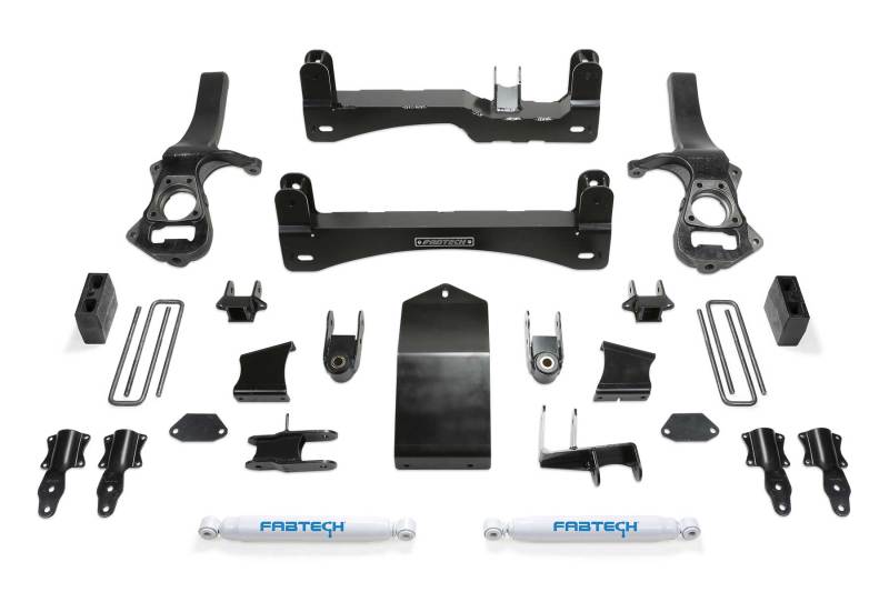 Fabtech 6" Basic Suspension System w/ Performance Shocks | GM K1500 Pickup (19-22) (K1132)