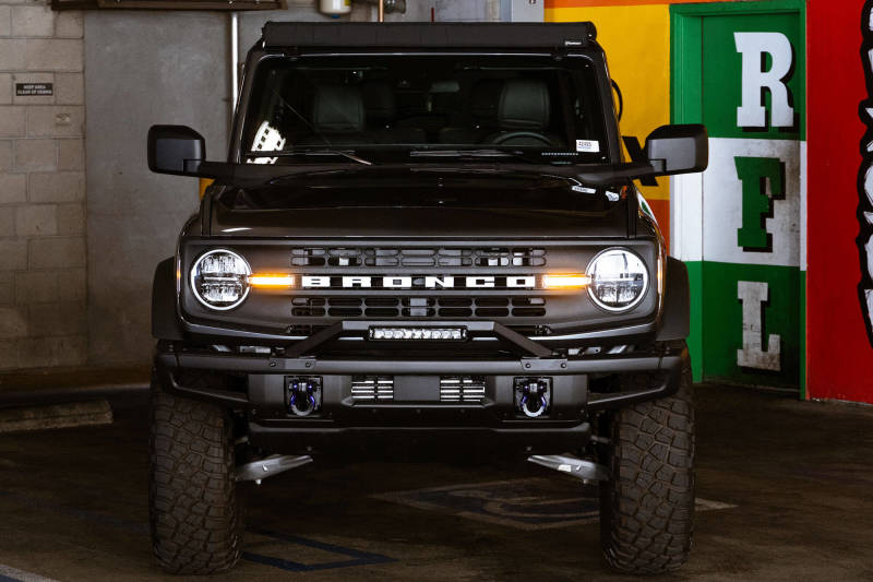 DV8 Offroad Factory Modular Front Bumper Bull Bar | Ford Bronco (21-26) (LBBR-04)