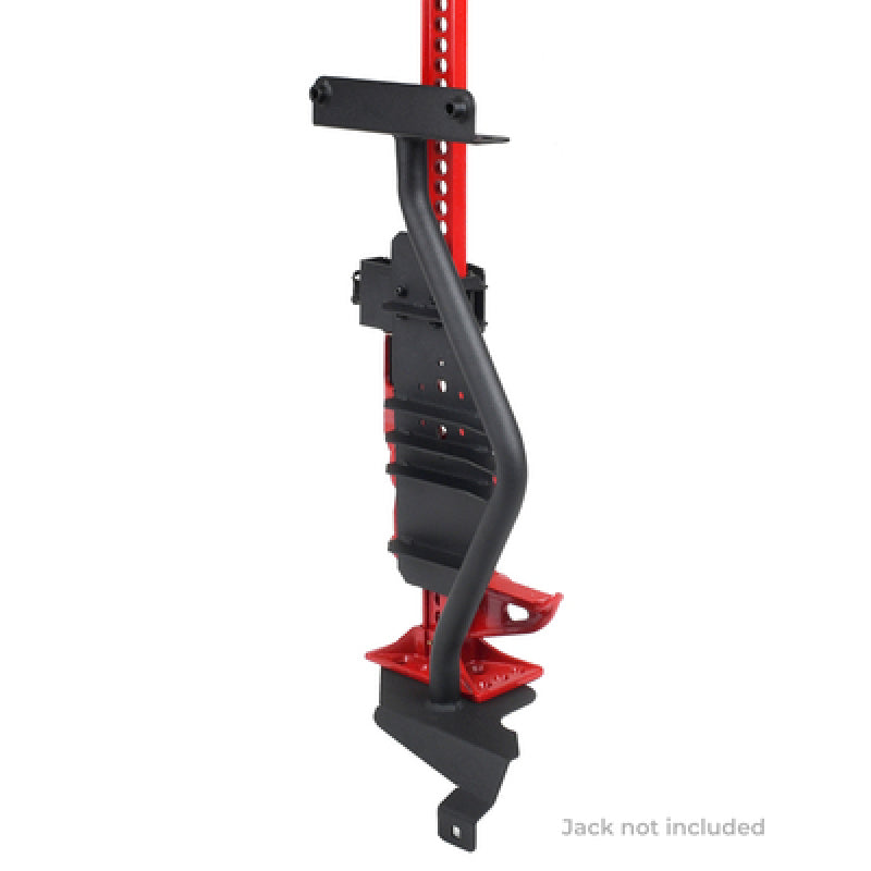 Go Rhino Front Fender Jack Mount (FRONT): Jeep Wrangler / Gladiator (07-26) - Textured Black