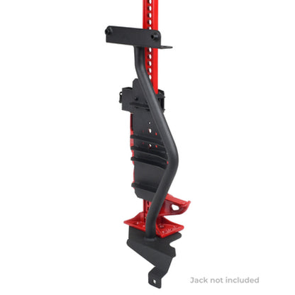 Go Rhino Front Fender Jack Mount (FRONT): Jeep Wrangler / Gladiator (07-26) - Textured Black