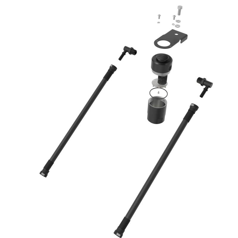 K&N 20-23 GM 2500/3500 6.6L Oil Separator Catch Can | Chevrolet Silverado / GMC Sierra 2500HD/3500HD (20-26) (81-0812)