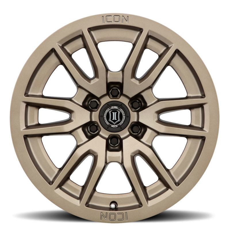 ICON Vector 6 17x8.5 6x5.5 0mm Offset Bronze Wheel | Ford Bronco (21-26) (2417858347BR)