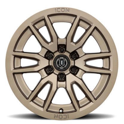 ICON Vector 6 17x8.5 6x5.5 25mm Offset Wheel | Ford Ranger / Ford Bronco (2417859057BR)