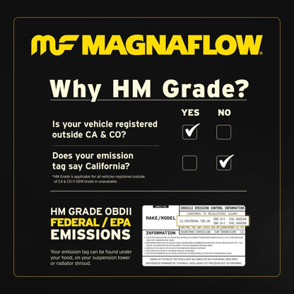 MagnaFlow Conv DF 2.7 Rear Catalytic Converter | Toyota Tacoma (05-23) (24487)