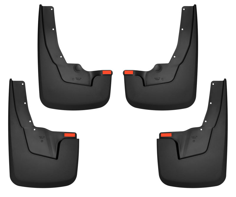 Husky Liners Custom-Molded Front and Rear Mud Guards: Ram 1500 2019-2024 w/ OEM Fender Flares