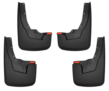 Husky Liners Custom-Molded Front and Rear Mud Guards: Ram 1500 2019-2024 w/ OEM Fender Flares
