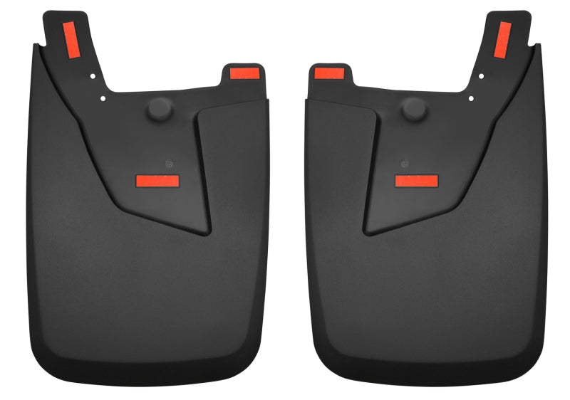 Husky Liners Custom-Molded Rear Mud Guards: Ram 2500 / 3500 2019-2024 w/ OEM Fender Flares