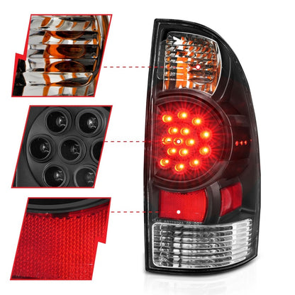 ANZO LED Tail Light Assembly | Toyota Tacoma (05-15) (311042)