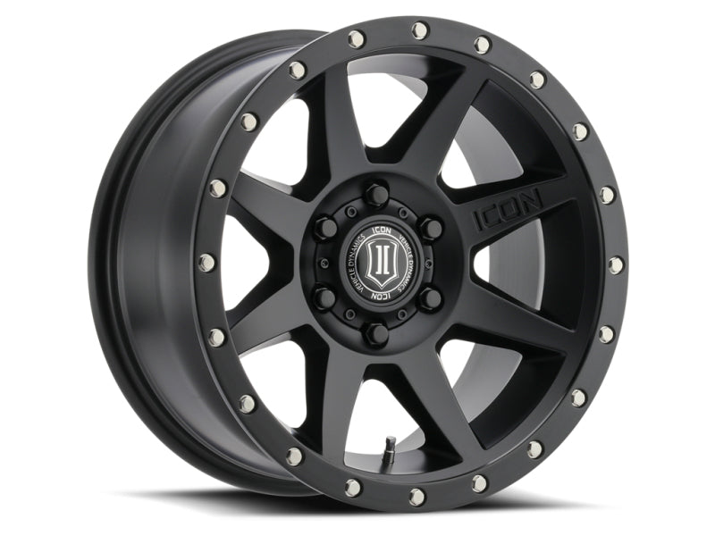 ICON Rebound 18x9 6x5.5 0mm Offset Satin Black Wheel | Ford Bronco (21-26) (1818908350SB)