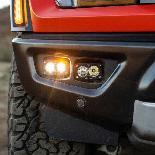 Baja Designs Ford Raptor S2 SAE Pro Fog Pocket Light Kit | Ford Bronco (448182)